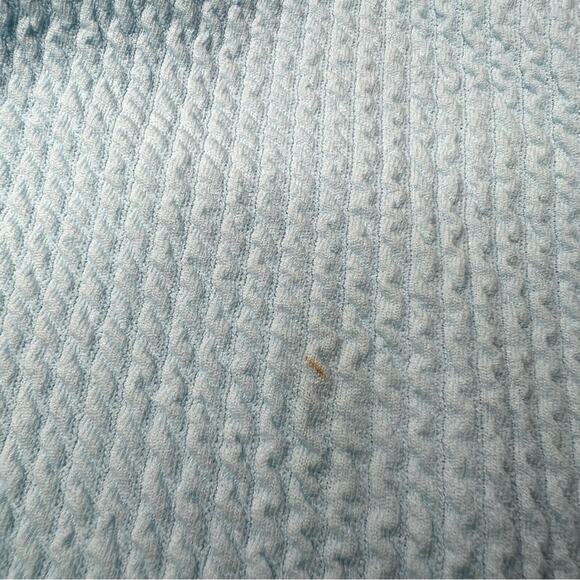 Wild Fable 3x Pucker Textured High Leg Cheeky Bikini Bottom Blue Plus Size NEW - Picture 6 of 9